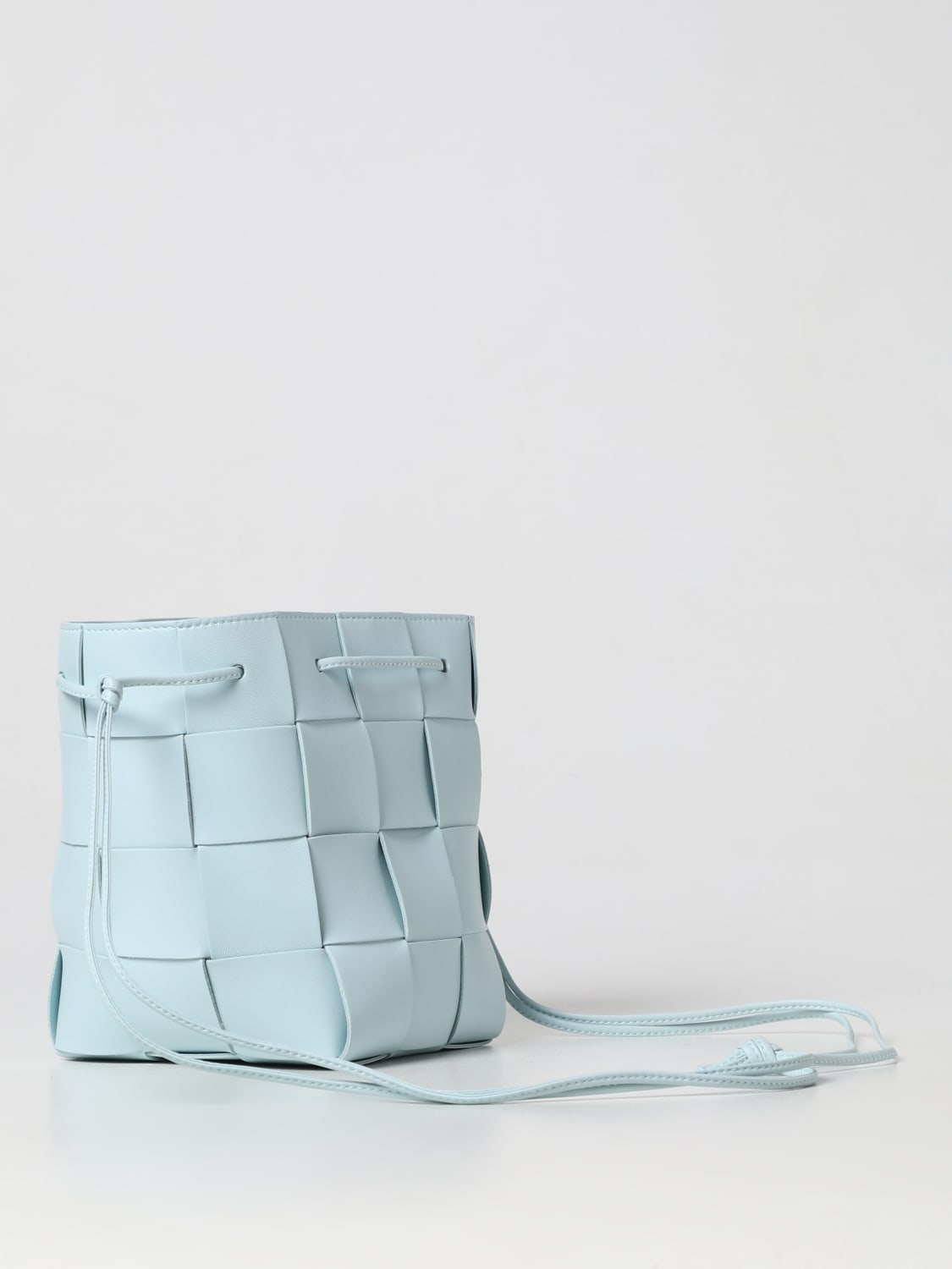 Giglio Borsa Cassette Bottega Veneta In Nappa Intrecciata