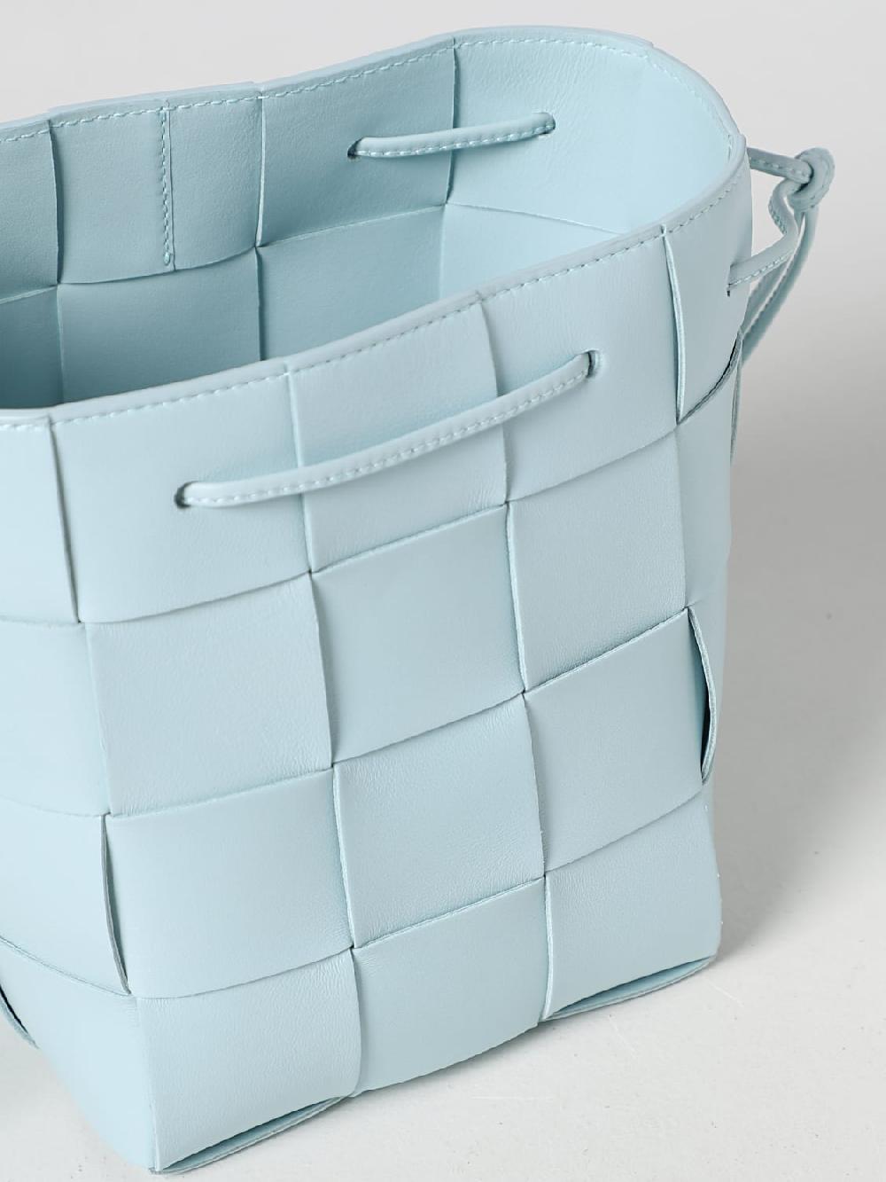 Giglio Borsa Cassette Bottega Veneta In Nappa Intrecciata