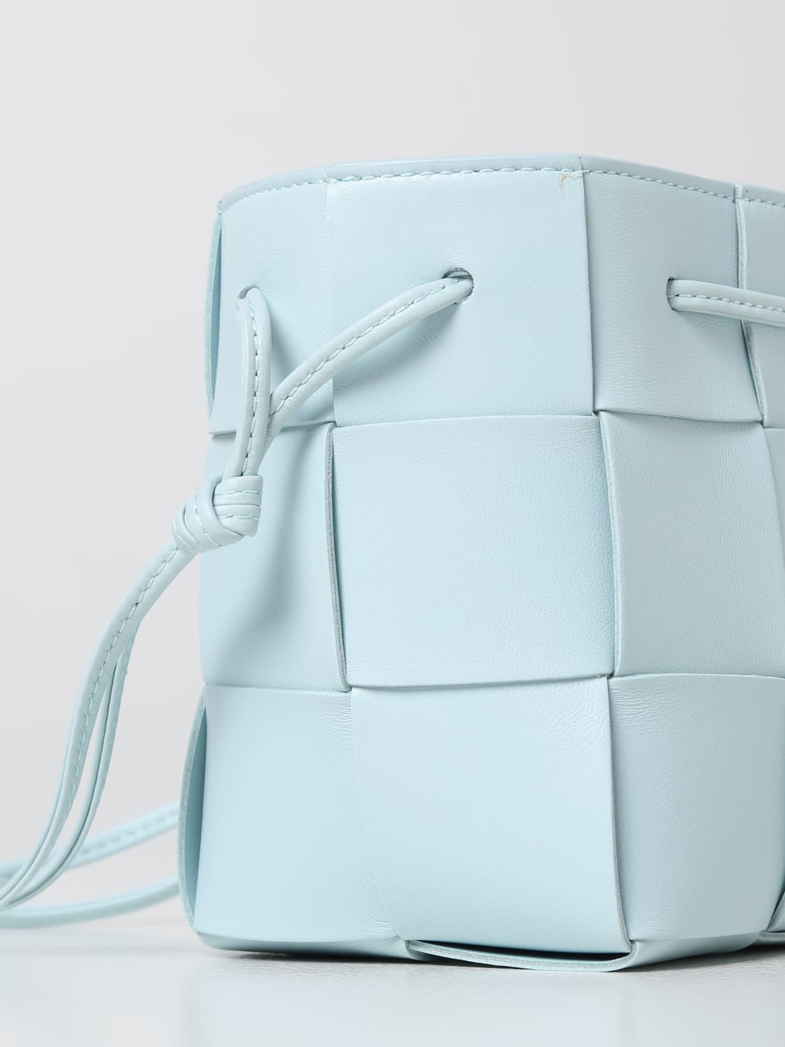 Giglio Borsa Cassette Bottega Veneta In Nappa Intrecciata