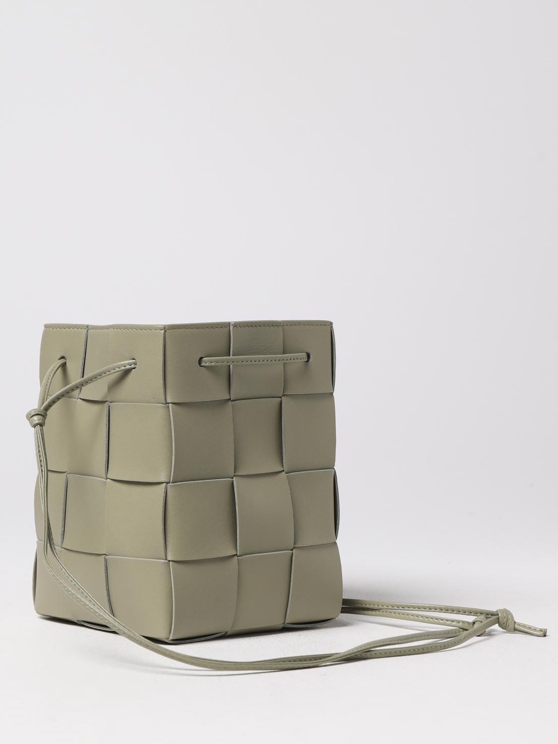 Giglio Borsa Cassette Micro Bottega Veneta In Nappa Intrecciata