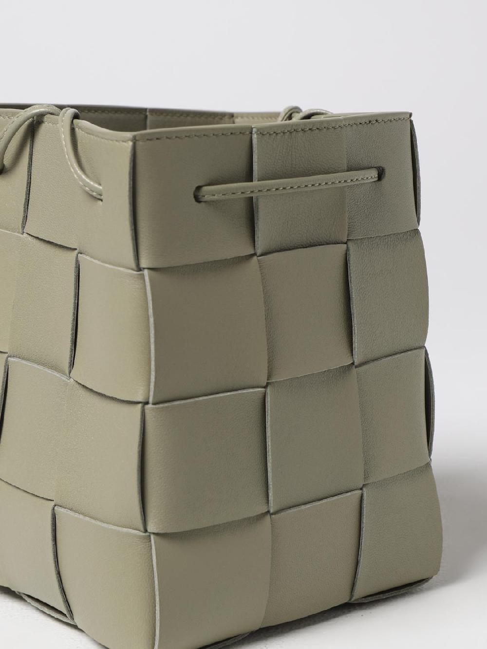 Giglio Borsa Cassette Micro Bottega Veneta In Nappa Intrecciata