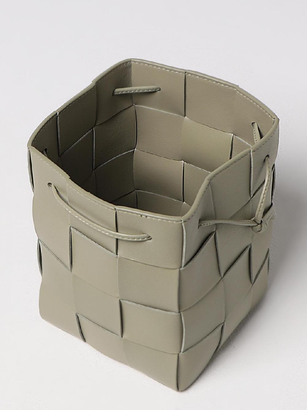 Giglio Borsa Cassette Micro Bottega Veneta In Nappa Intrecciata