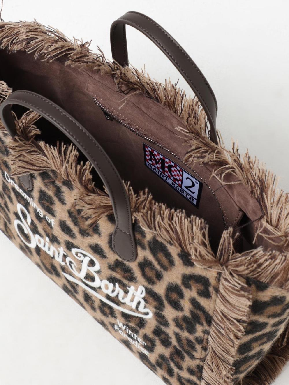 Giglio Borsa Colette W Leopard Midi 18 Mc2 Saint Barth
