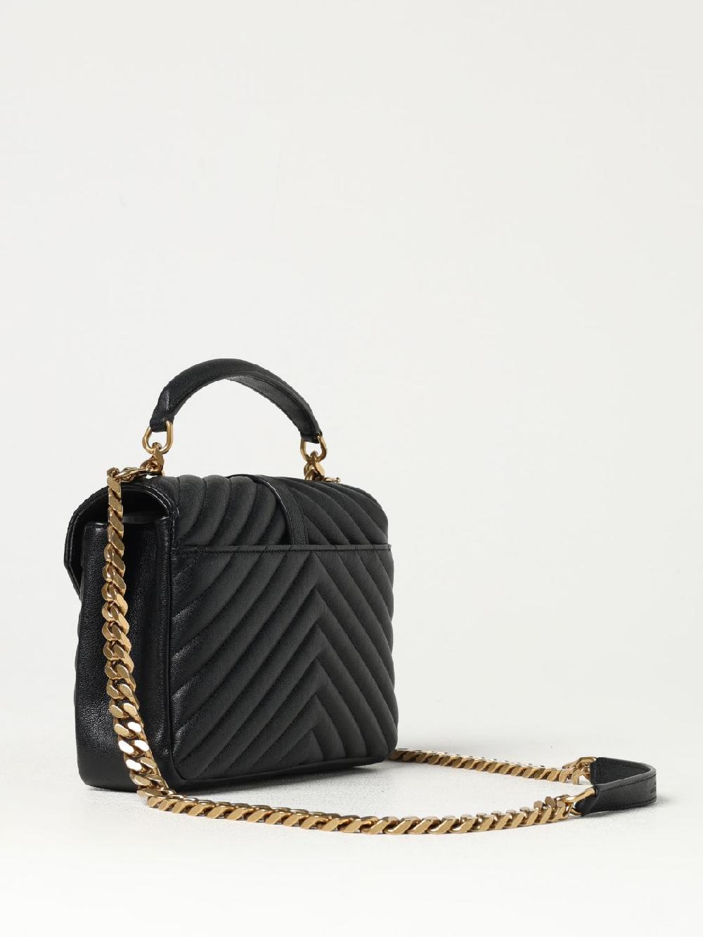 Giglio Borsa College Saint Laurent In Pelle Matelassè