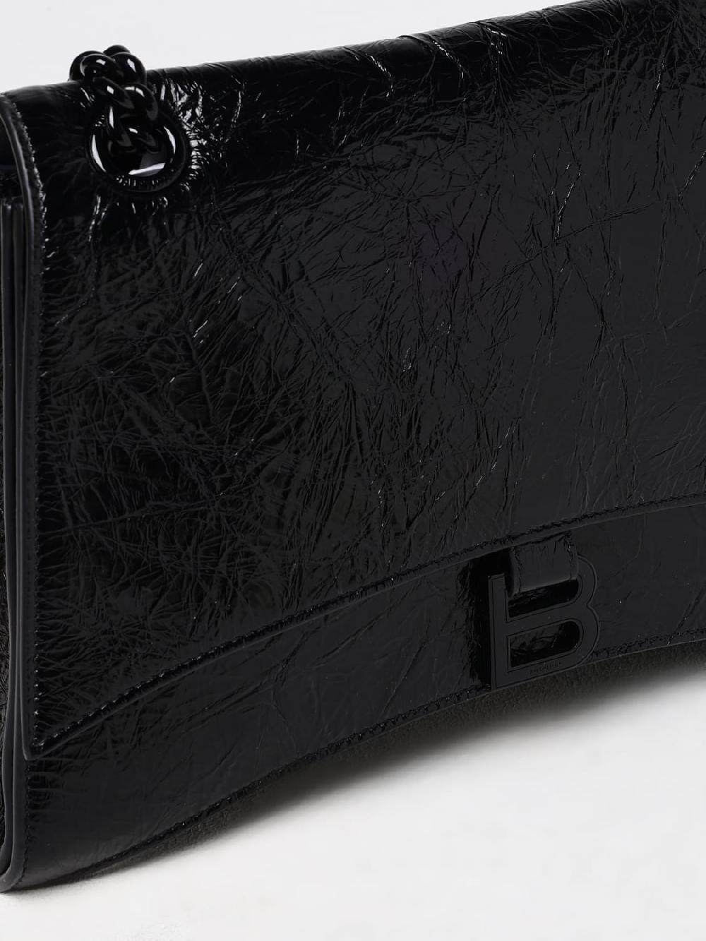 Giglio Borsa Crush Balenciaga In Pelle Stropicciata