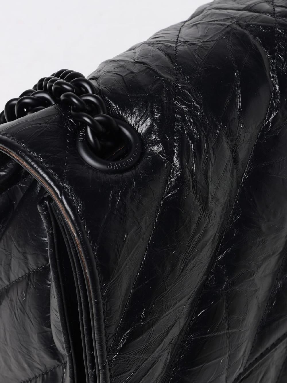 Giglio Borsa Crush Balenciaga In Pelle Stropicciata Matelassè