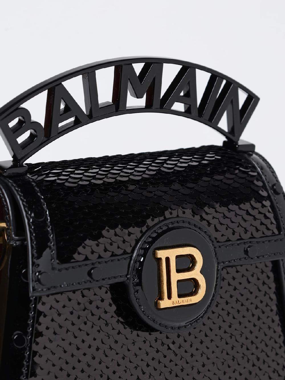 Giglio Borsa D-Buzz Dynasty Balmain In Vernice Con Paillettes