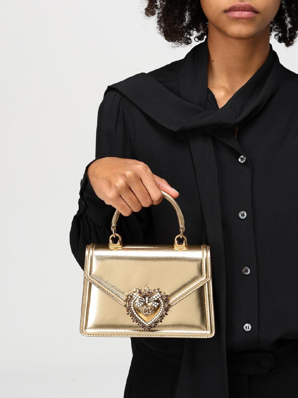 Giglio Borsa Devotion Dolce & Gabbana In Pelle Laminata