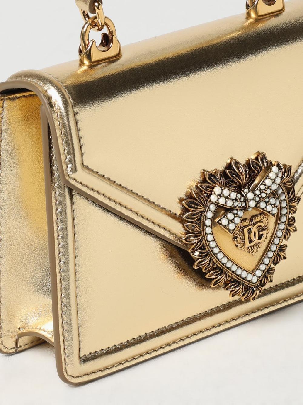 Giglio Borsa Devotion Dolce & Gabbana In Pelle Laminata