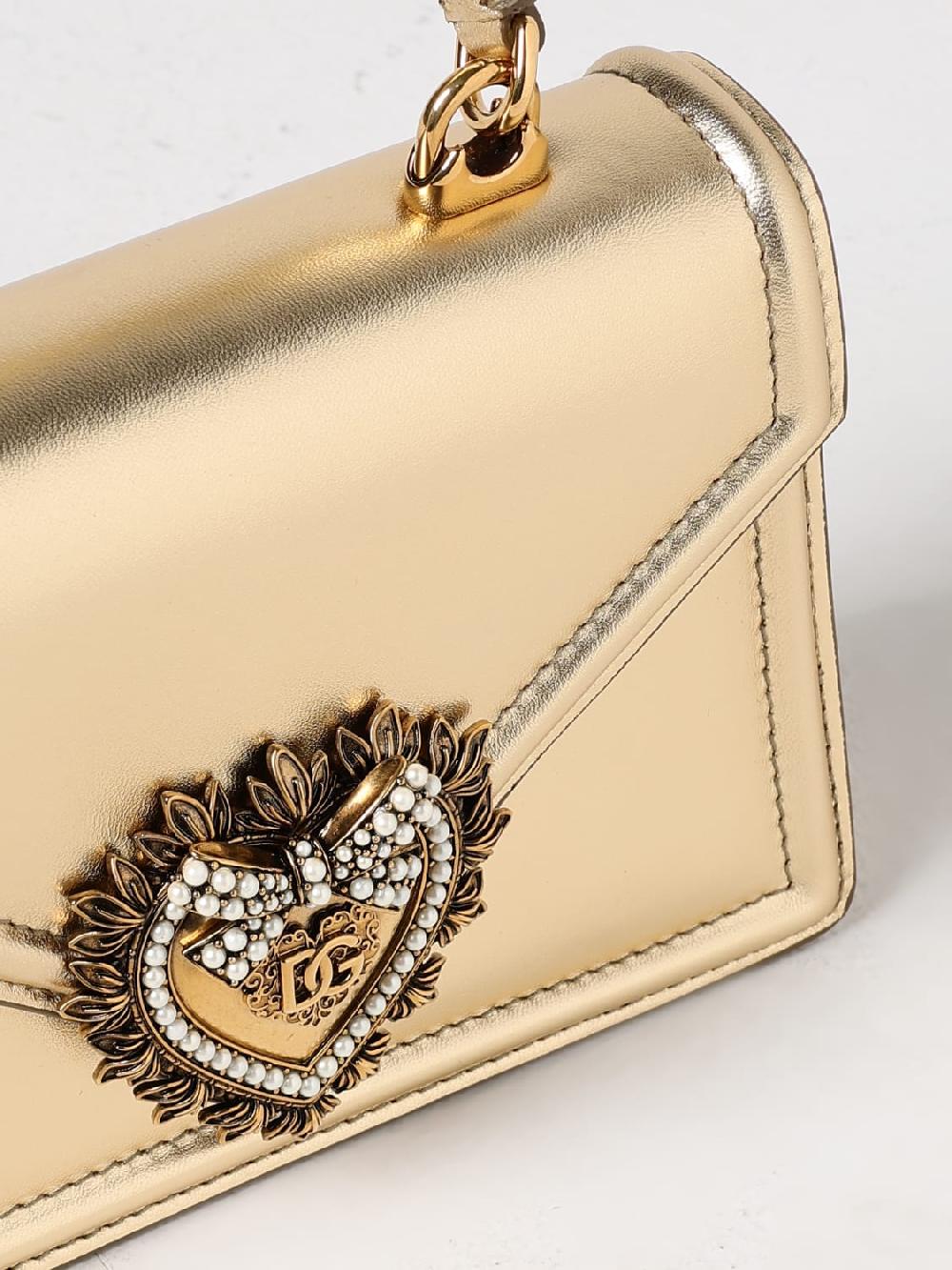 Giglio Borsa Devotion Dolce & Gabbana In Pelle Laminata