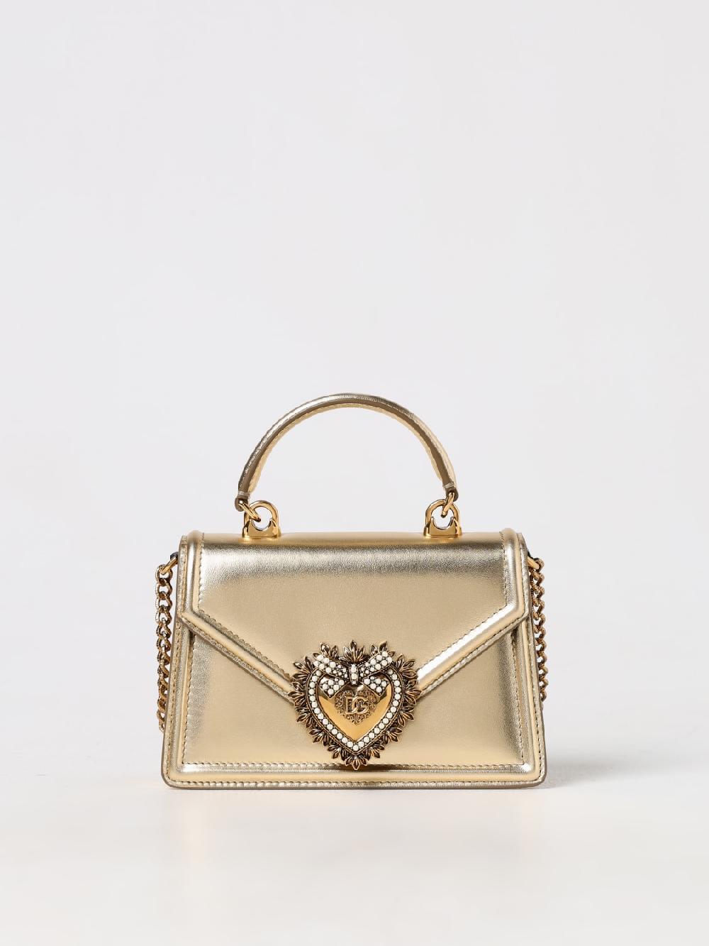 Giglio Borsa Devotion Dolce & Gabbana in pelle laminata