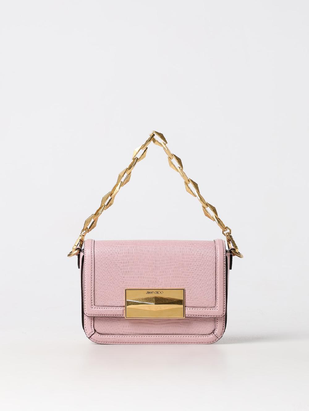 Giglio Borsa Diamond Jimmy Choo in pelle stampa rettile