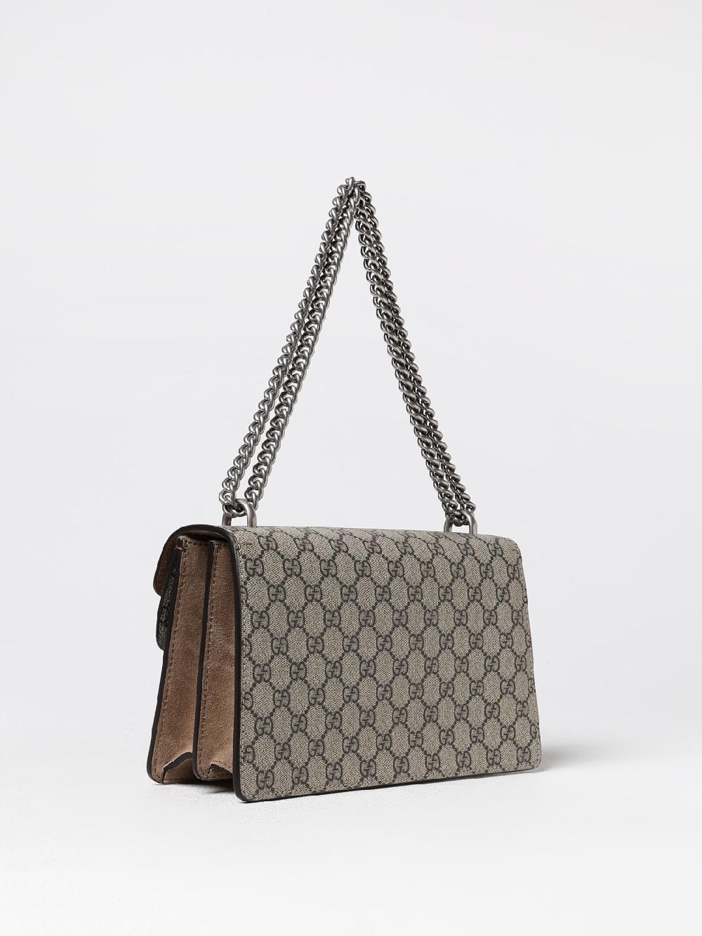 Giglio Borsa Dionysus Gucci In Tessuto GG Supreme E Camoscio