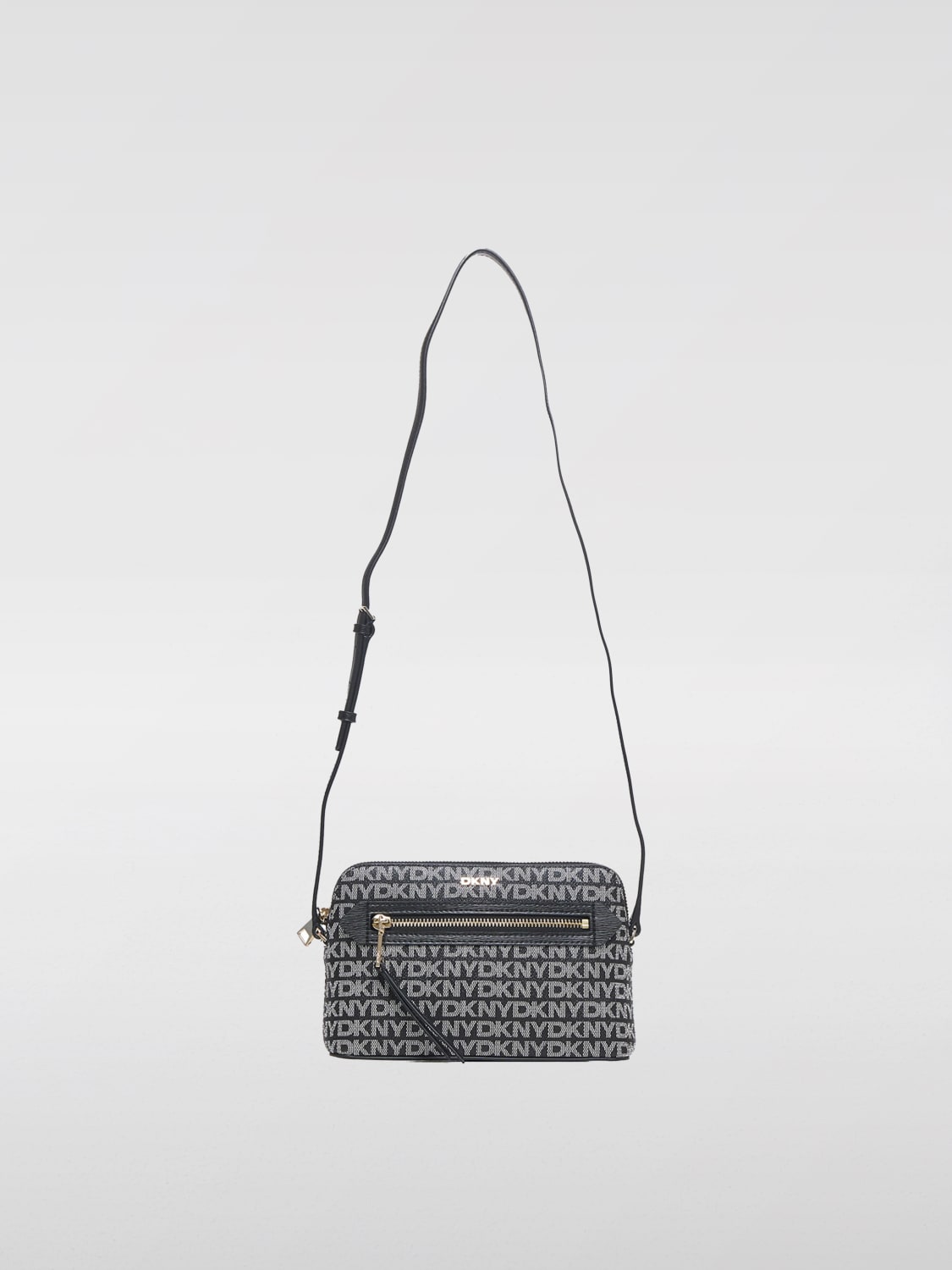 Giglio Borsa Dkny in cotone spalmato con monogram all over