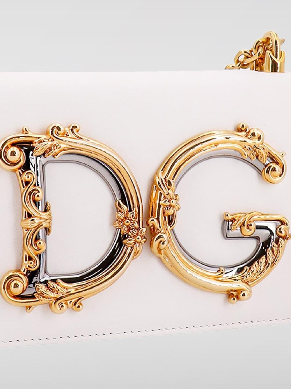 Giglio Borsa Dolce & Gabbana In Pelle Con Monogram DG