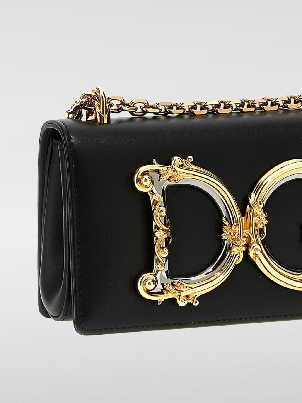 Giglio Borsa Dolce & Gabbana In Pelle Con Monogram DG