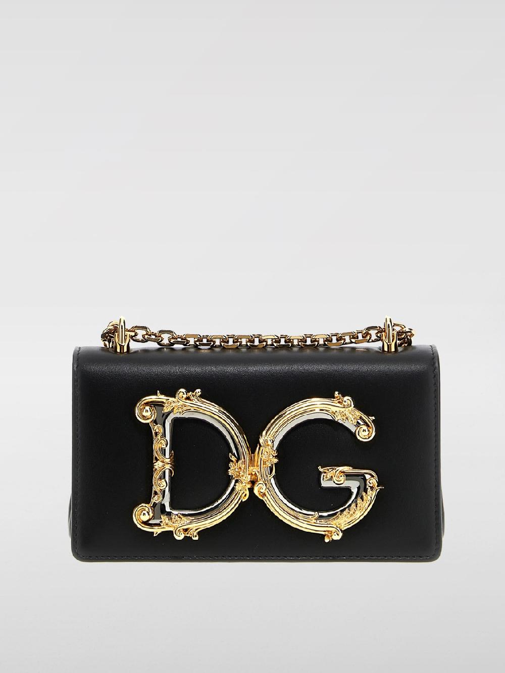 Giglio Borsa Dolce & Gabbana in pelle con monogram DG