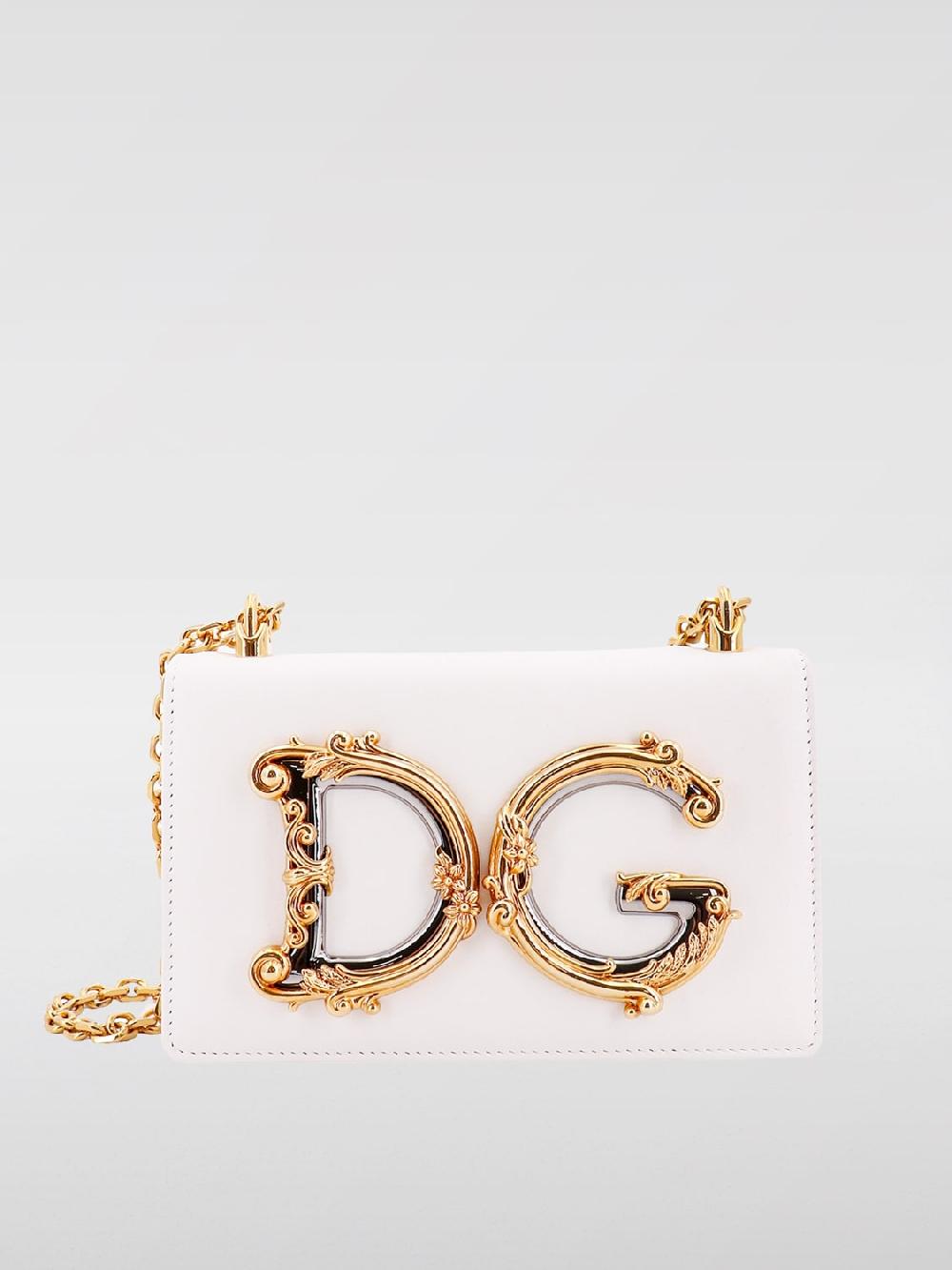 Giglio Borsa Dolce & Gabbana in pelle con monogram DG