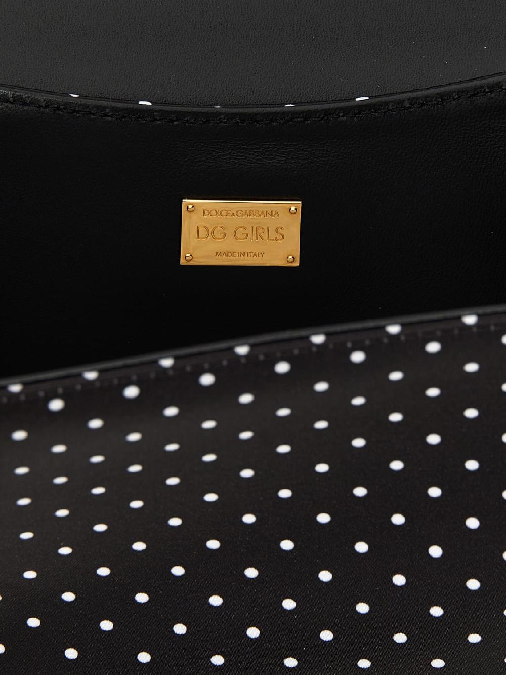 Giglio Borsa Dolce & Gabbana In Raso A Pois Con Monogram DG