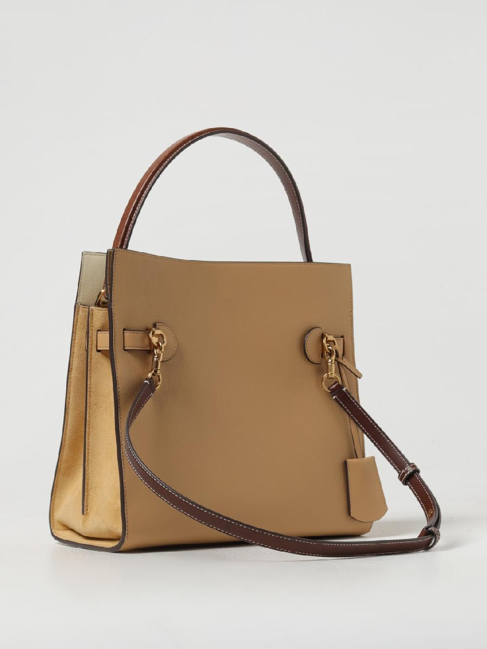 Giglio Borsa Double Lee Radzwill Tory Burch In Pelle