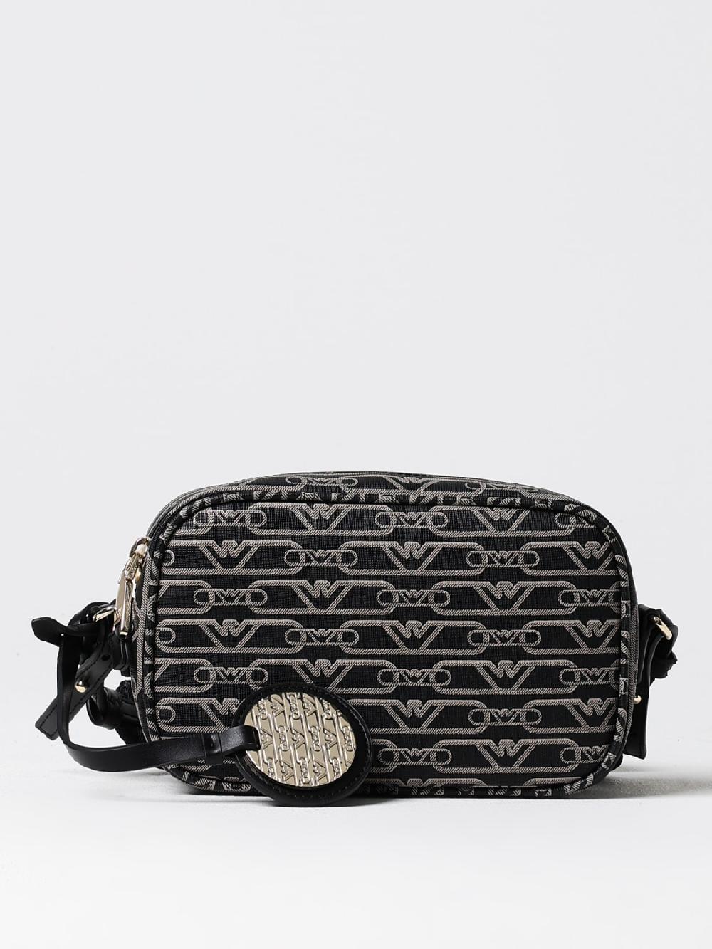 Giglio Borsa Eagle Emporio Armani in nylon jacquard