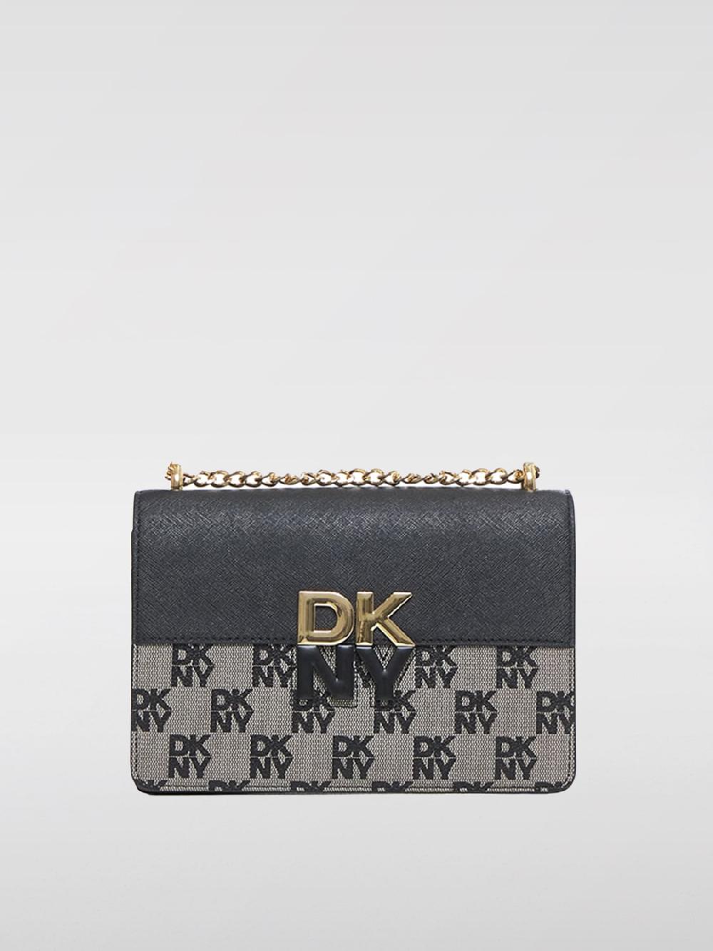 Giglio Borsa Echo Dkny in cotone spalmato e pelle sintetica saffiano