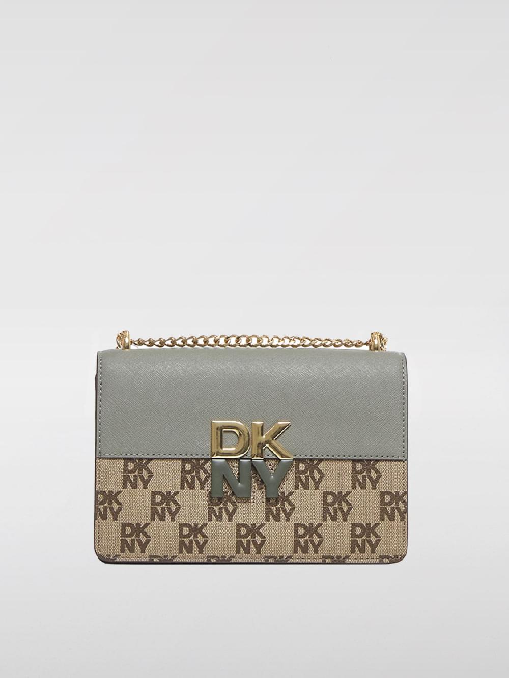 Giglio Borsa Echo Dkny in cotone spalmato e pelle sintetica saffiano