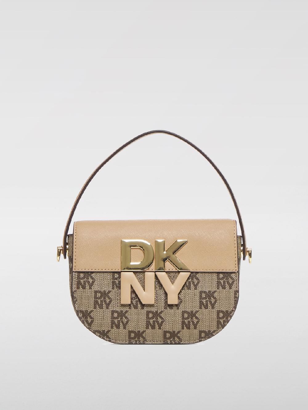 Giglio Borsa Echo Dkny in cotone spalmato e pelle sintetica saffiano