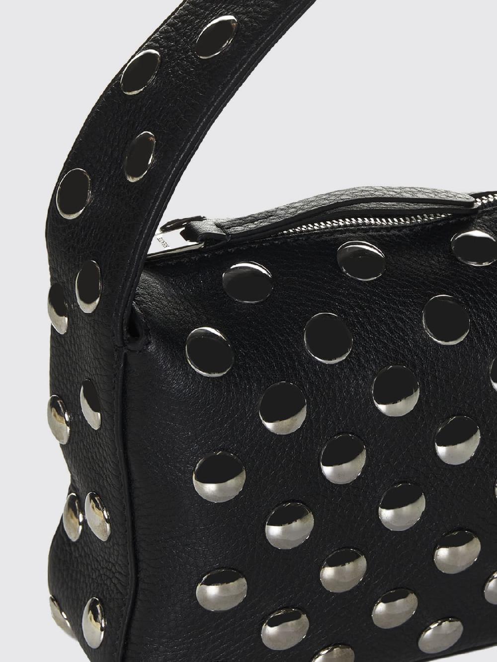 Giglio Borsa Elena Khaite In Pelle A Grana Con Borchie