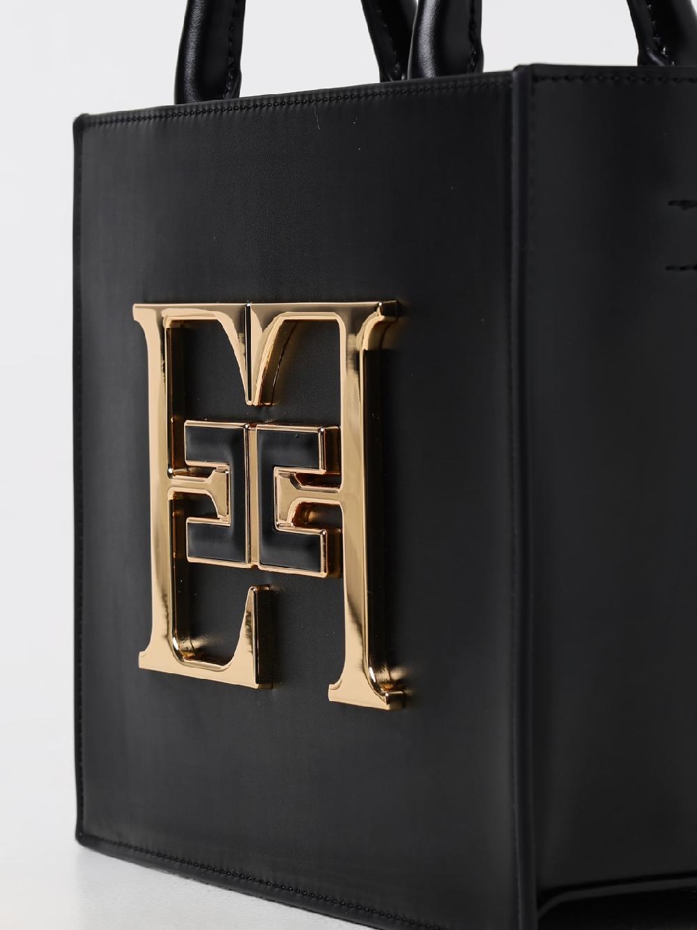 Giglio Borsa Elisabetta Franchi In Pelle Sintetica Con Logo