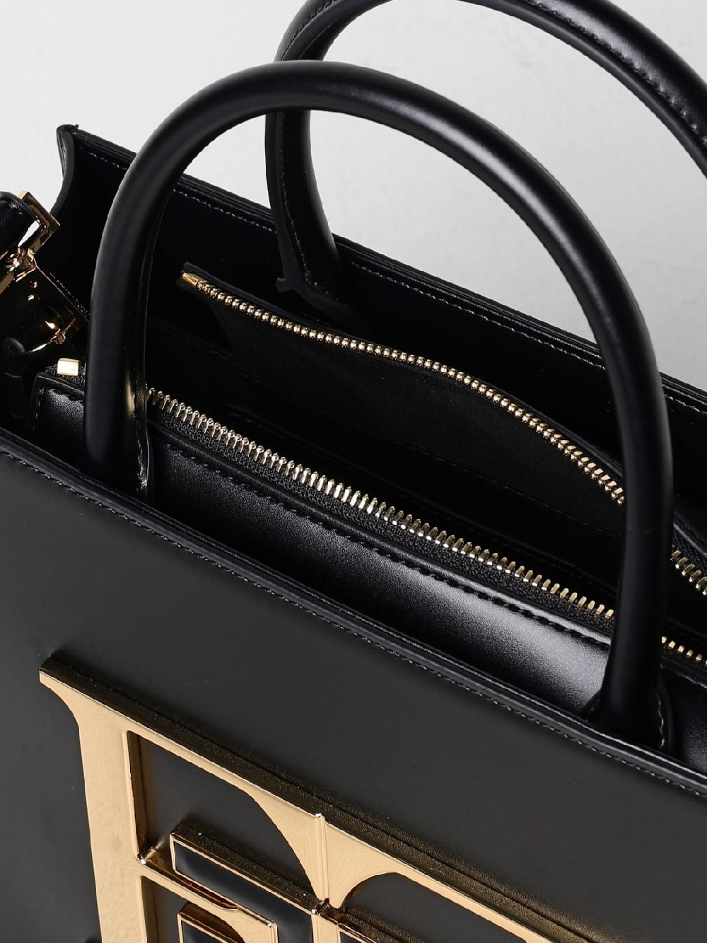 Giglio Borsa Elisabetta Franchi In Pelle Sintetica Con Logo