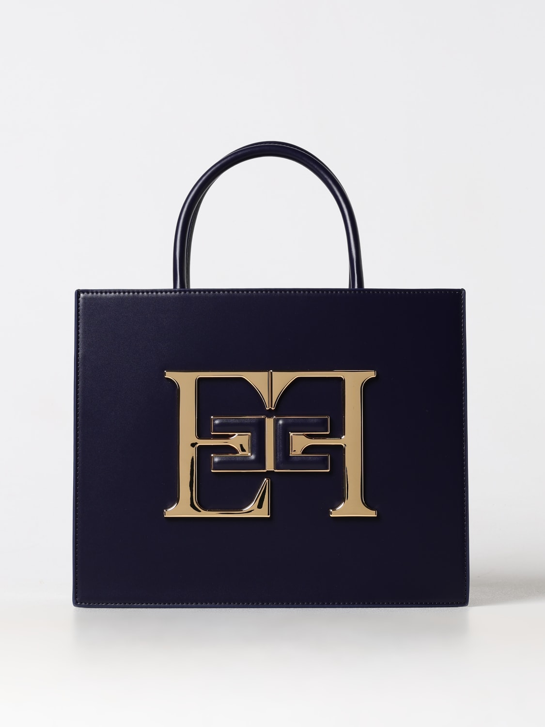 Giglio Borsa Elisabetta Franchi in pelle sintetica con logo
