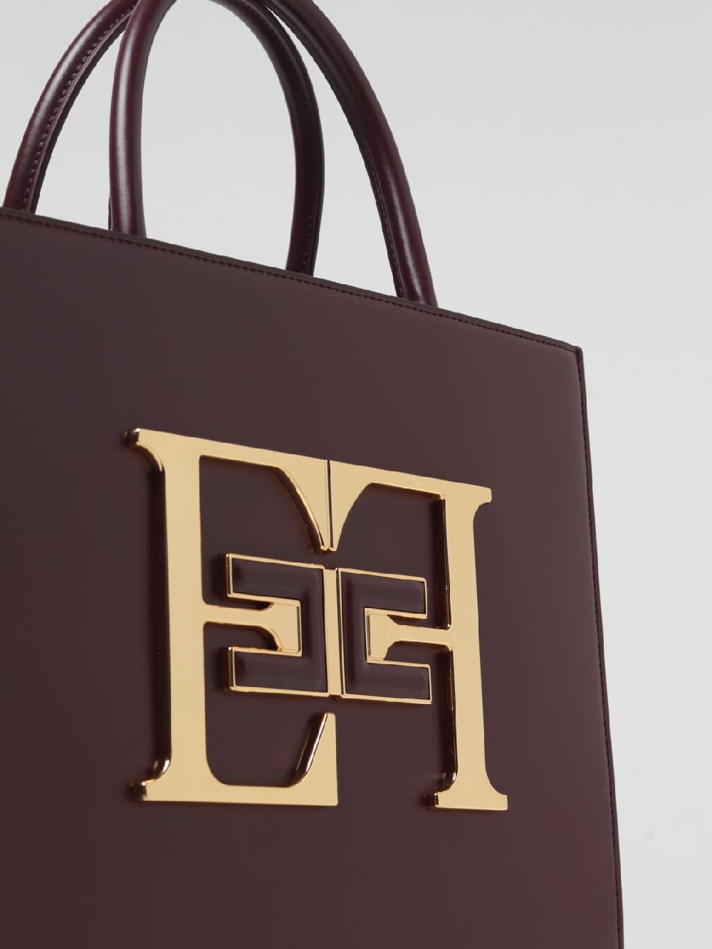 Giglio Borsa Elisabetta Franchi In Pelle Sintetica Con Logo