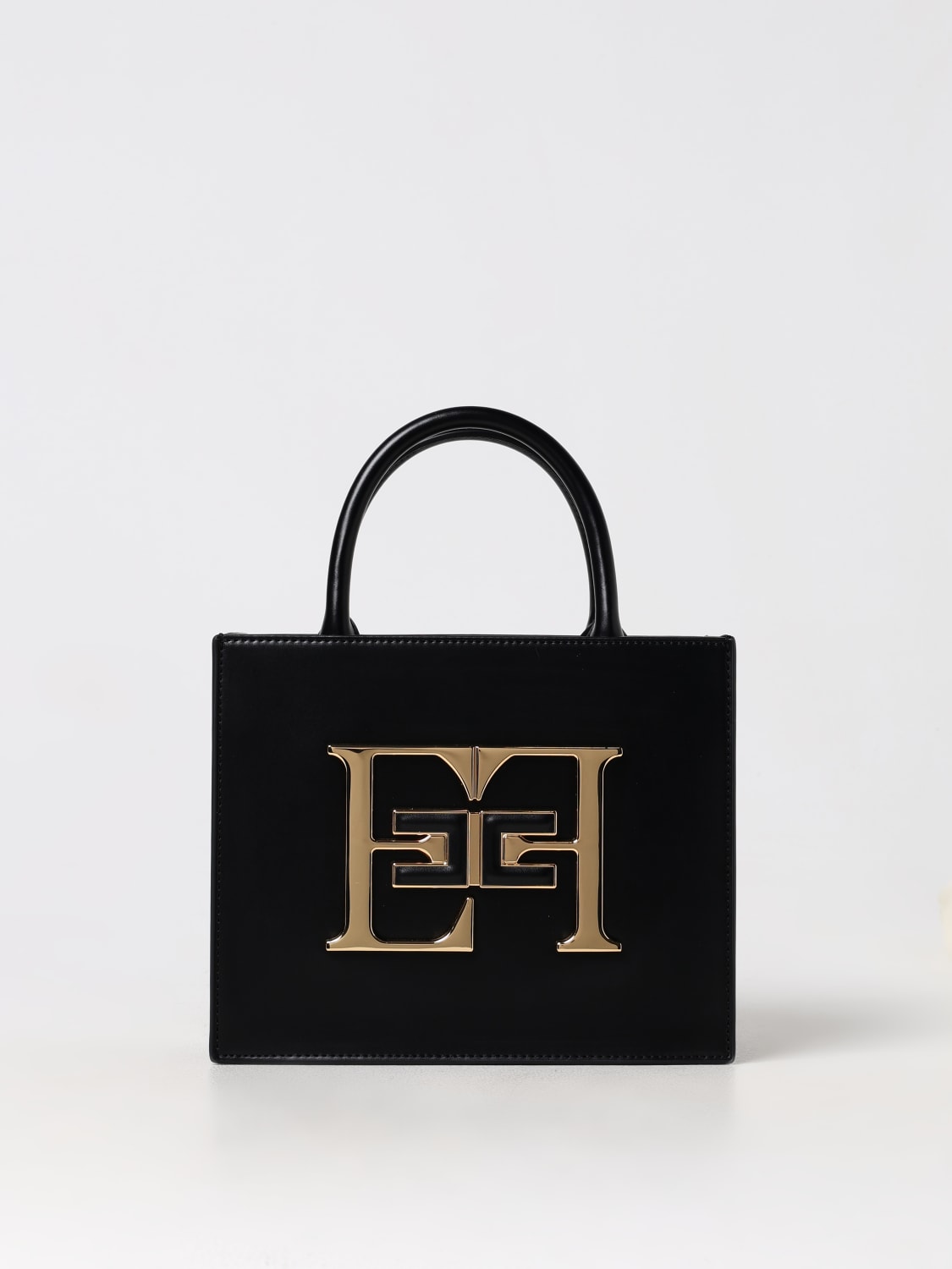 Giglio Borsa Elisabetta Franchi in pelle sintetica con logo