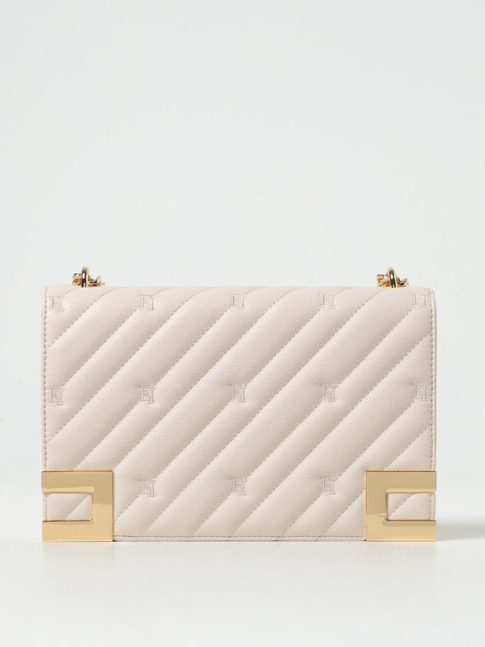 Giglio Borsa Elisabetta Franchi in pelle sintetica trapuntata