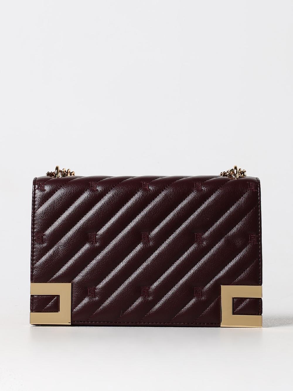Giglio Borsa Elisabetta Franchi in pelle sintetica trapuntata
