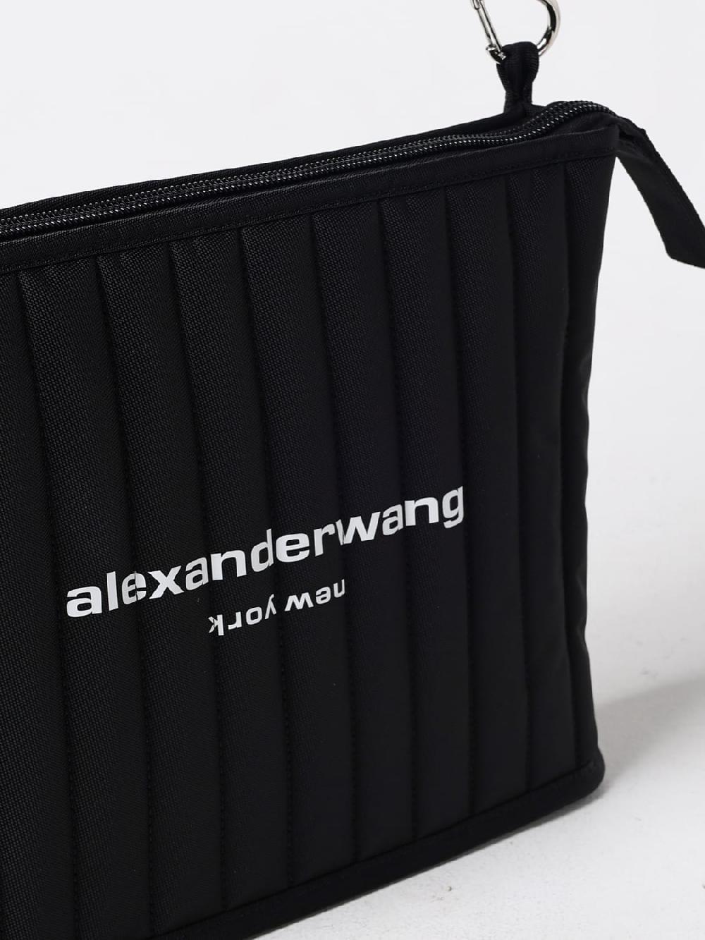 Giglio Borsa Elite Tech Alexander Wang In Nylon Trapuntato Con Logo