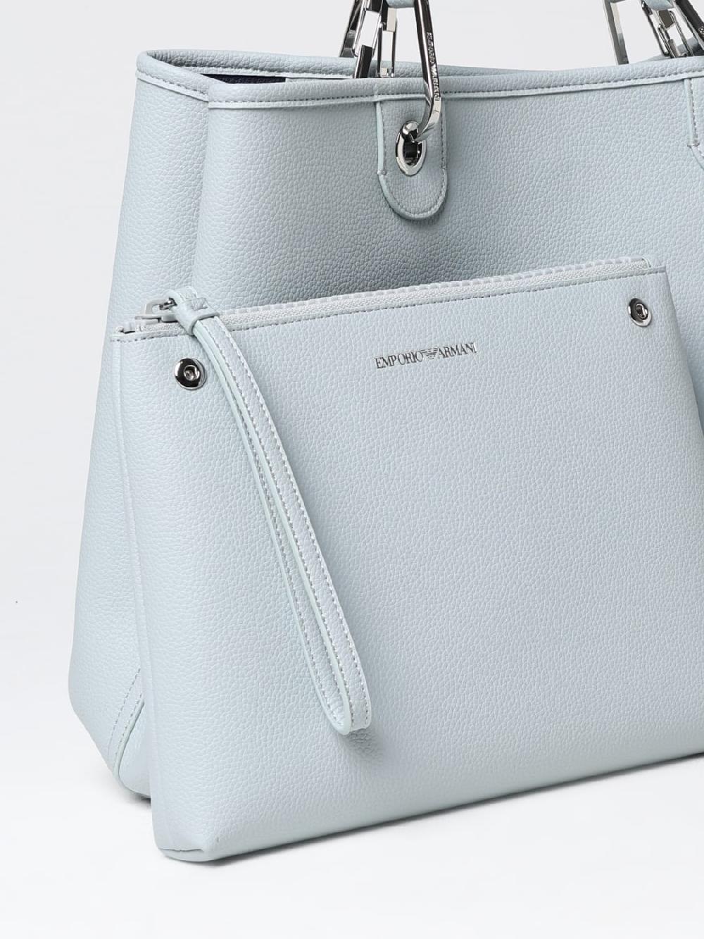 Giglio Borsa Emporio Armani In Pelle Sintetica A Grana