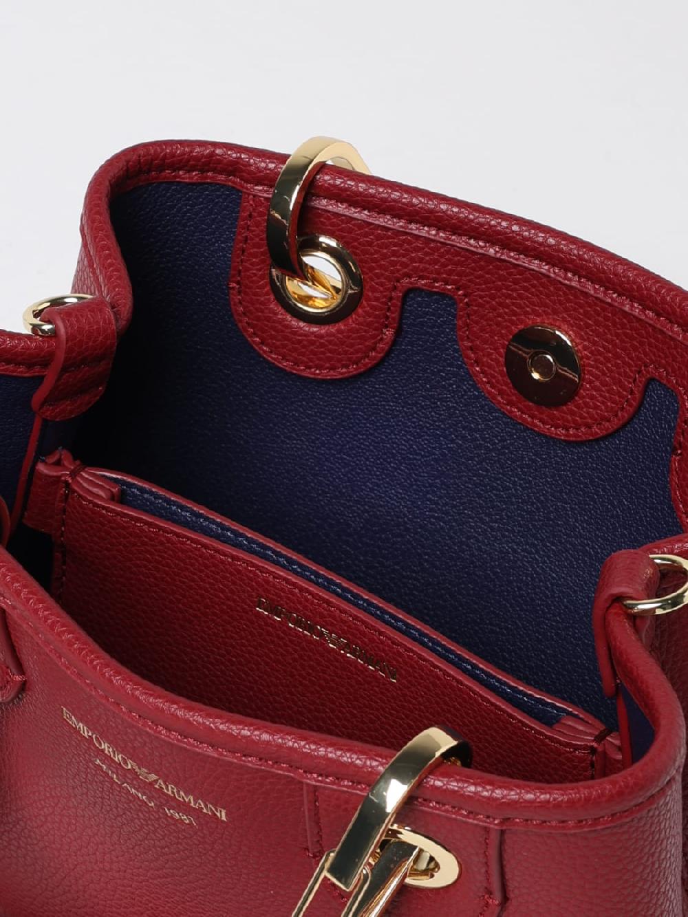 Giglio Borsa Emporio Armani In Pelle Sintetica A Grana