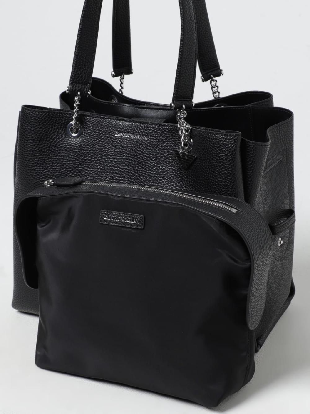 Giglio Borsa Emporio Armani In Pelle Sintetica A Grana