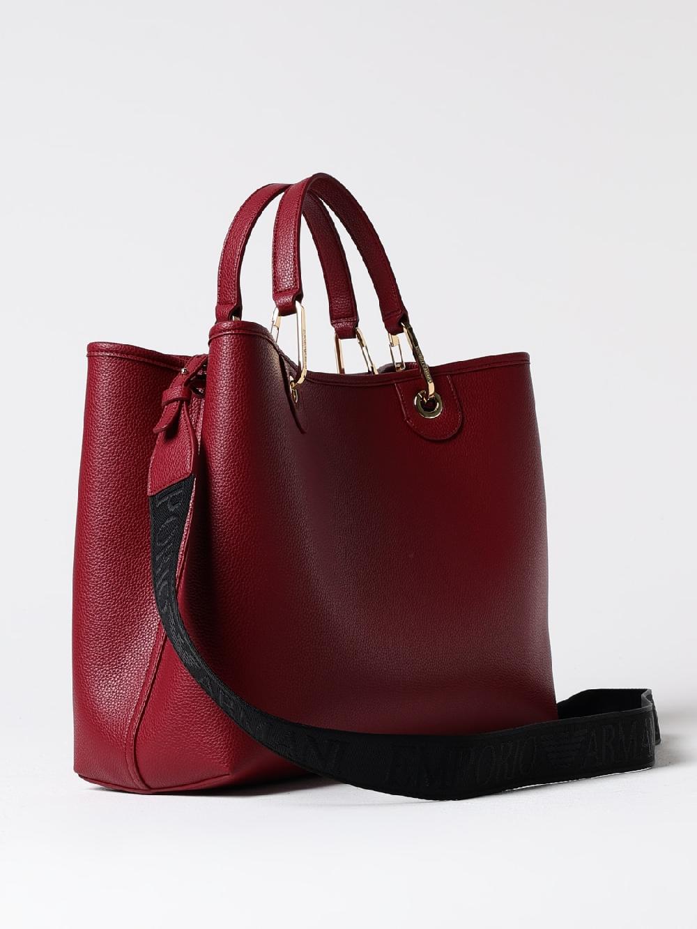 Giglio Borsa Emporio Armani In Pelle Sintetica A Grana