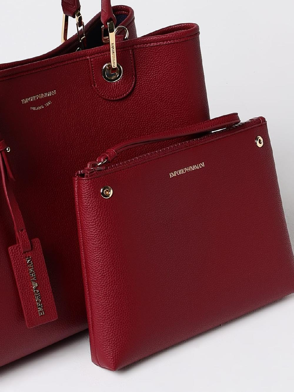 Giglio Borsa Emporio Armani In Pelle Sintetica A Grana