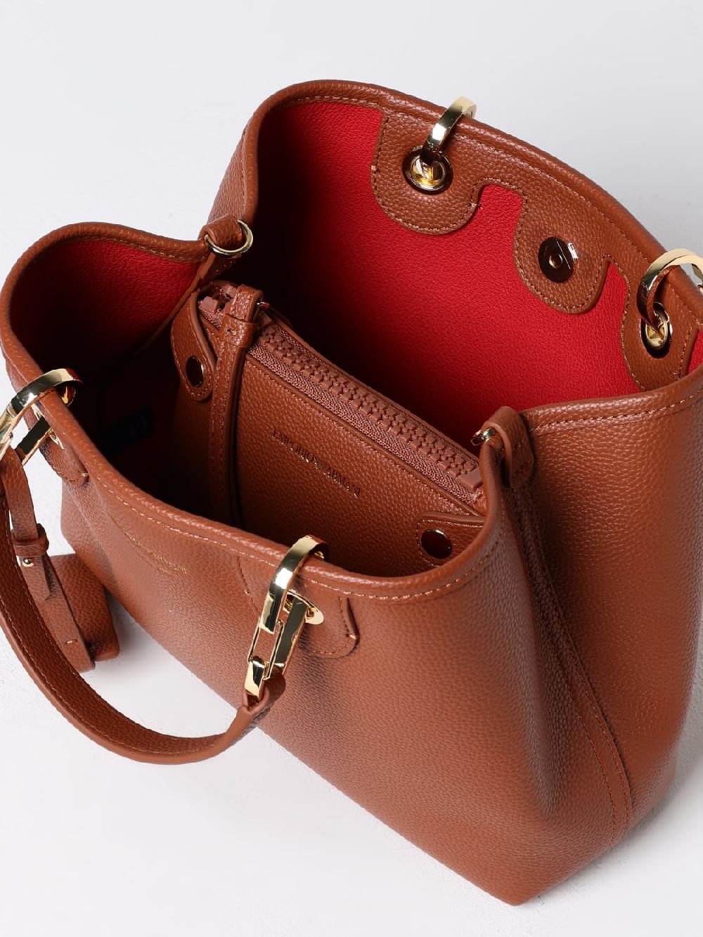 Giglio Borsa Emporio Armani In Pelle Sintetica A Grana