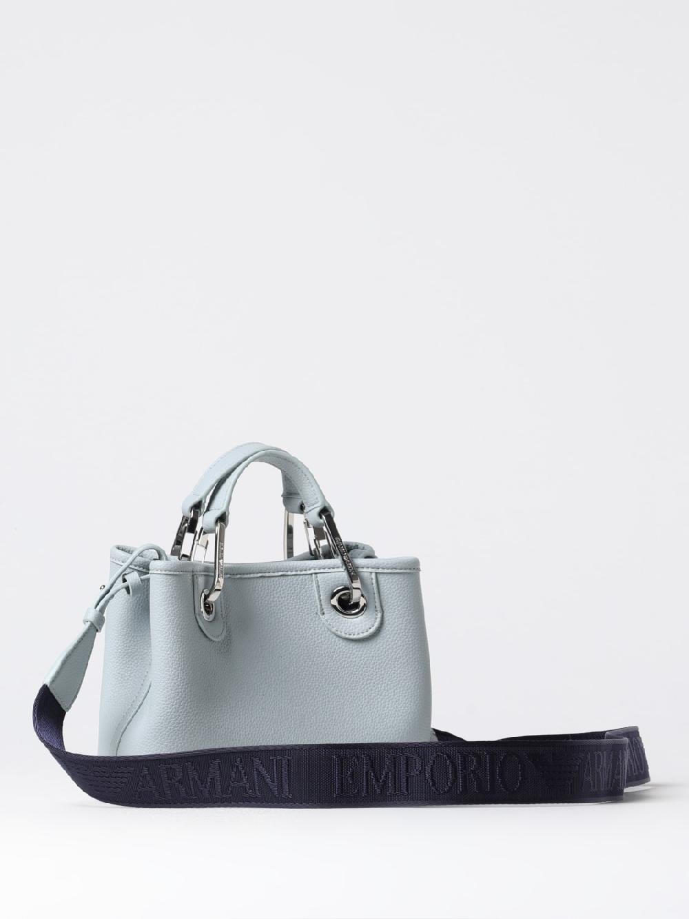 Giglio Borsa Emporio Armani In Pelle Sintetica A Grana