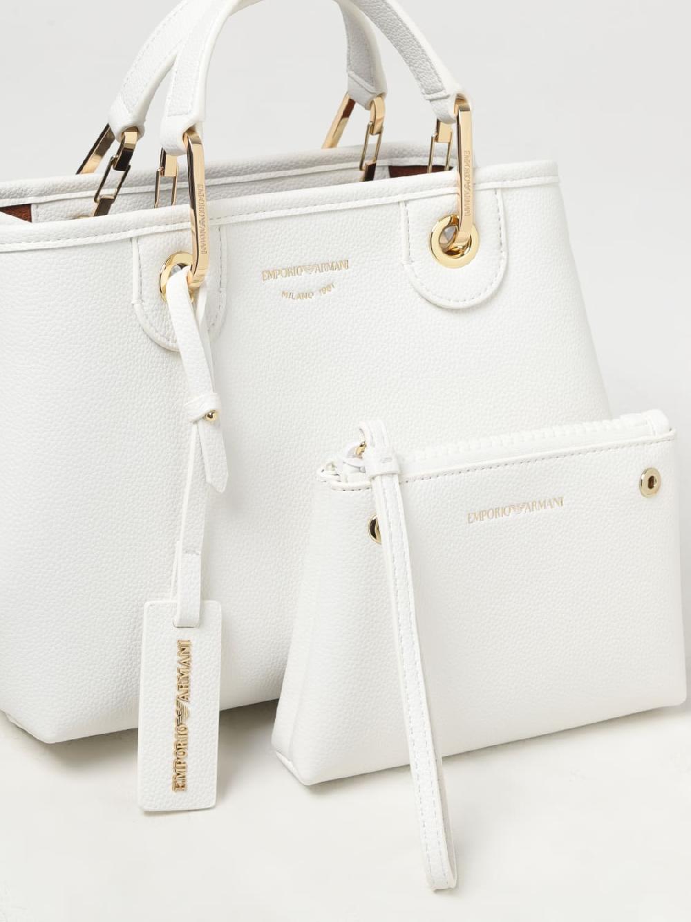 Giglio Borsa Emporio Armani In Pelle Sintetica A Grana