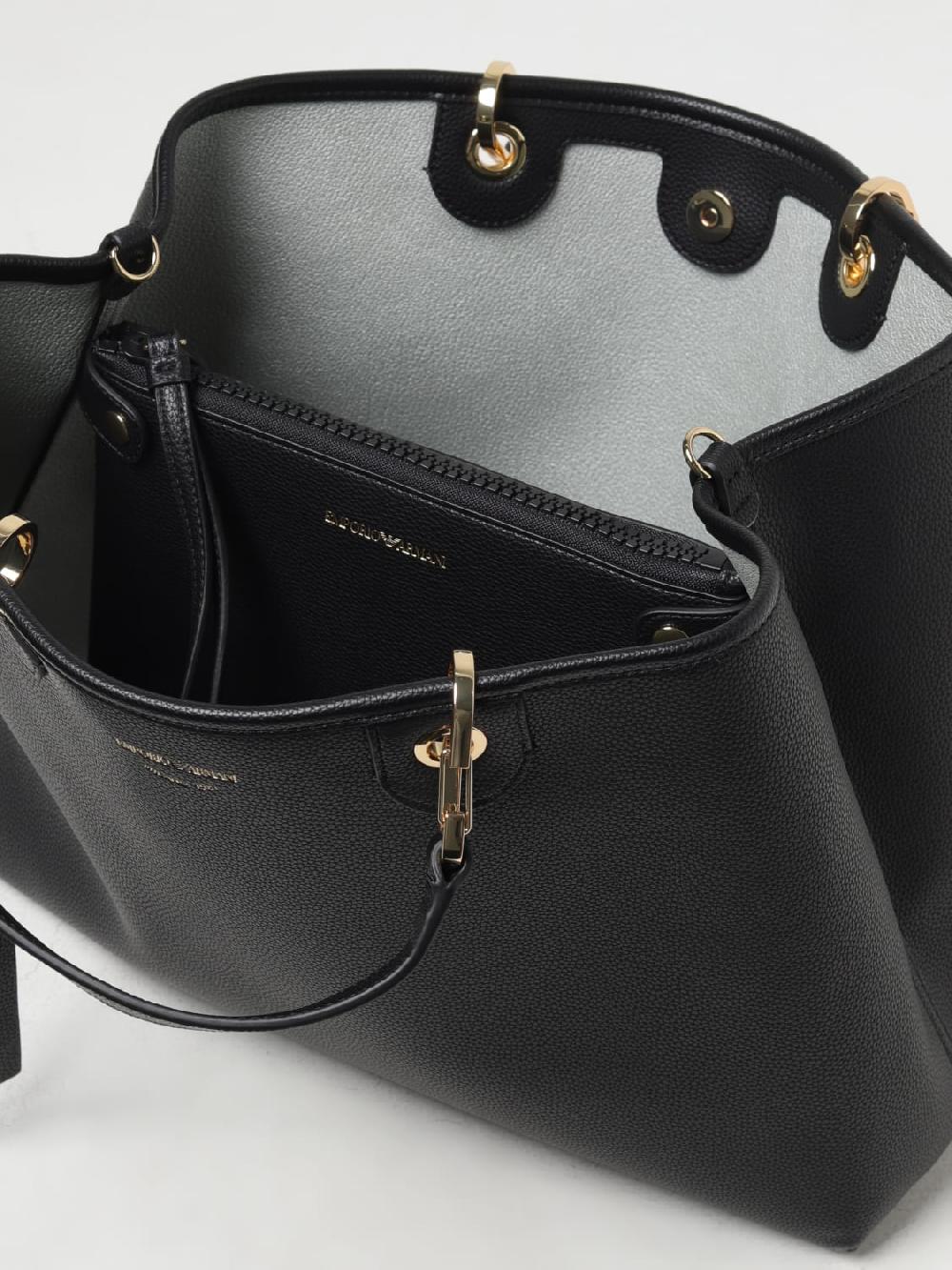 Giglio Borsa Emporio Armani In Pelle Sintetica A Grana