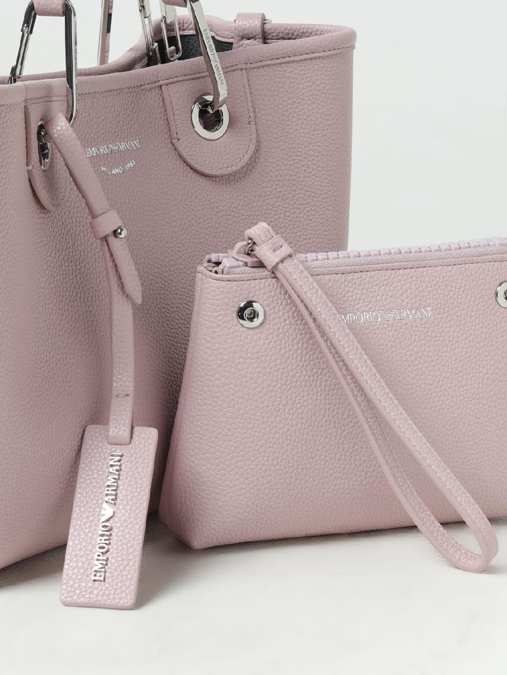 Giglio Borsa Emporio Armani In Pelle Sintetica A Grana