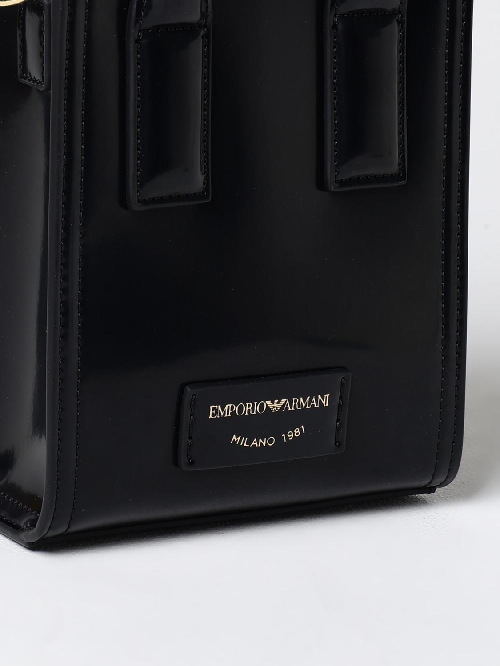 Giglio Borsa Emporio Armani In Pelle Sintetica Spazzolata