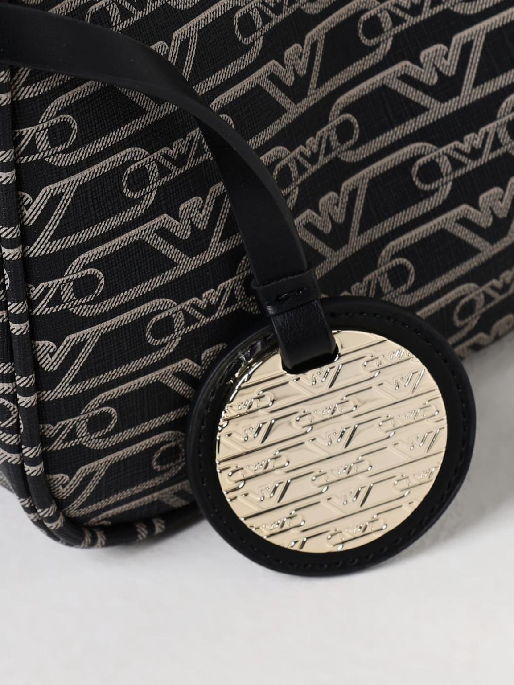 Giglio Borsa Emporio Armani In Tessuto Con Logo Jacquard