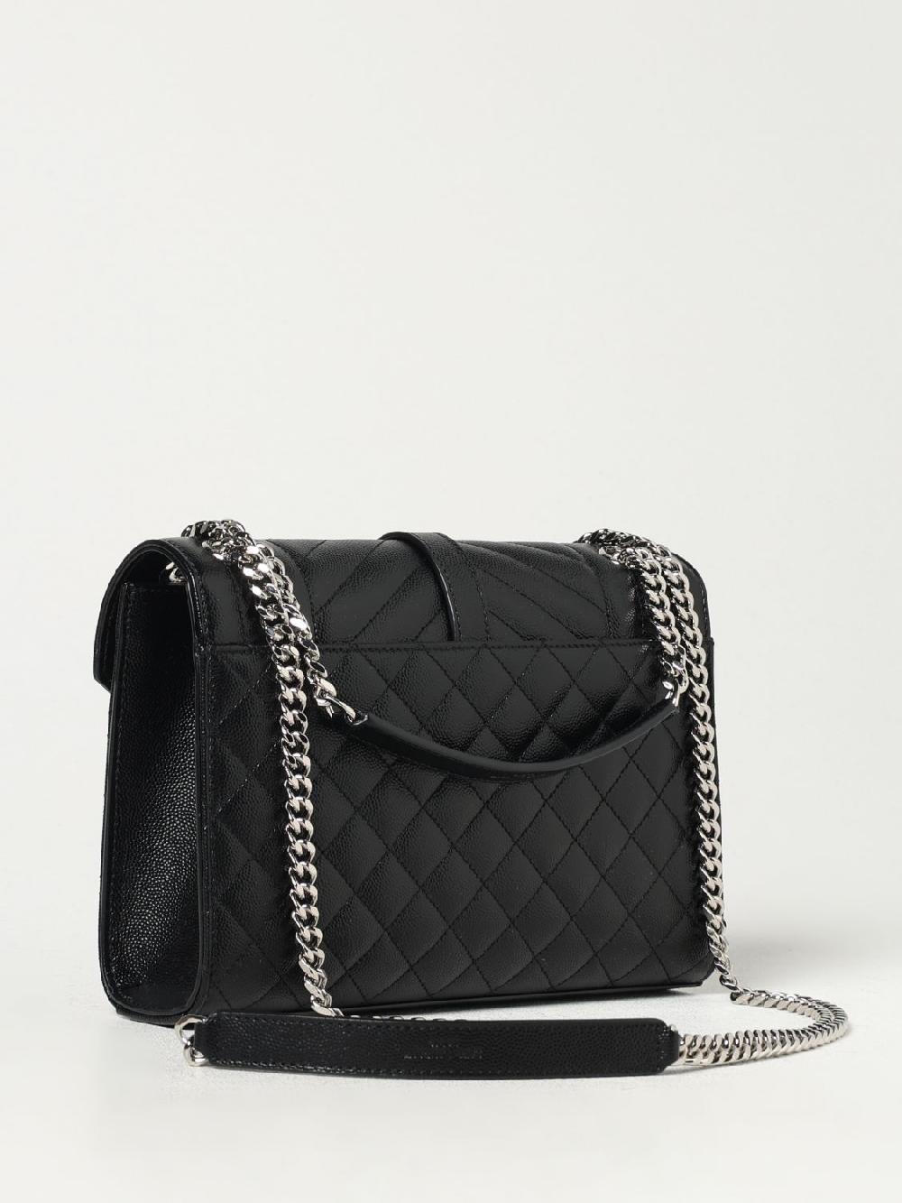 Giglio Borsa Envelope Saint Laurent In Pelle Matelassè Grain De Proude
